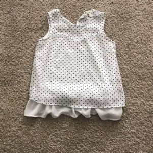 Cute polkadot formal shirt.